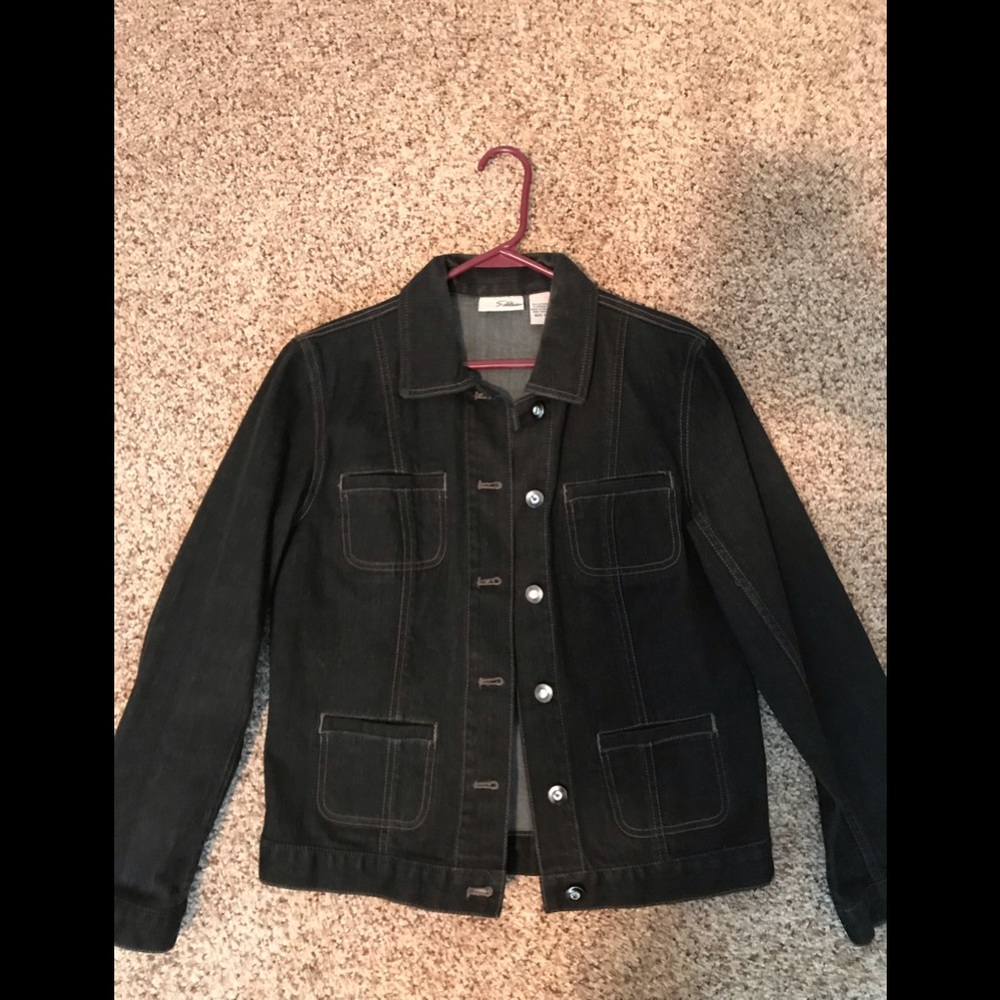 Chico’s Black Denim Jacket